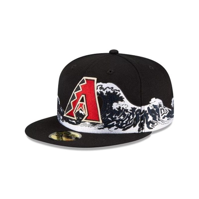 Arizona Diamondbacks Gorra | New Era MLB Wave 59fifty Fitted Cap Mexico - Rojos